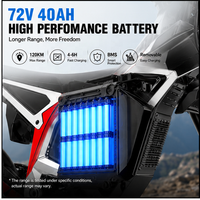 Expédition rapide depuis l'entrepôt américain, moto électrique tout-terrain haute performance 15000W avec moteur central sans balais au lithium, 9 vitesses, 100 km/h, pour adultes