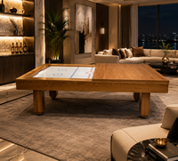Table de hockey sur air de luxe sur mesure, table de jeu en bois faite à la main pour la maison et le club