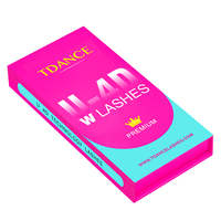 Volume Lashes Mega Volume Cilios 0.07mm Parallèle Fleur Croix Cils U Forme W YY 3D 4D 5D Extension de Cils U Lashes