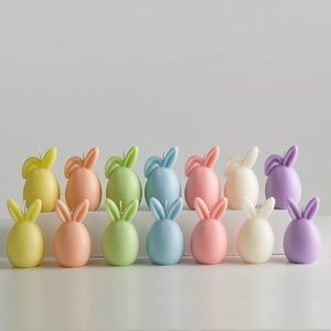 Adornos Decorativos para el Hogar, Velas Aromáticas con Forma de Conejito de Pascua, Lindas y Creativas, Hechas a Mano, Recuerdos para Fiestas de Pascua, Regalos, Velas Novedosas - Product Image 2