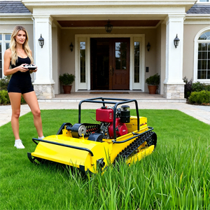 Podadora de Césped a Gasolina de 80cm 100cm 120cm, Potente, Industrial, para Uso Doméstico y de Jardín, Monocilíndrica con Control Remoto - Product Image 6