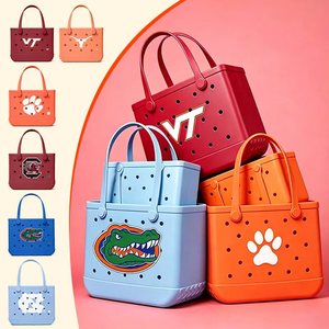 Bolsa de Playa de Goma con Estampado L, Bolsa de Goma de Silicona Delgada y Flexible, Resistente al Agua, Bolsa de Playa Grande de <span class=keywords><strong>EVA</strong></span>, a la Moda - Product Image 1