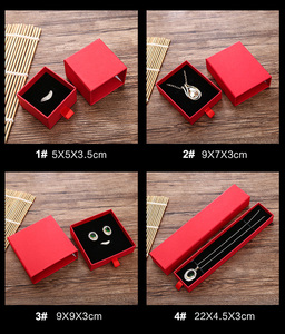 Caja Organizadora de Joyería con Anillo Deslizante y Logotipo Personalizado, Caja de Regalo de Cartón para Aretes, Collares y Joyas - Product Image 4