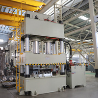 Presse hydraulique à quatre colonnes et trois poutres de 1000 tonnes avec composants à engrenages, machine d'emboutissage de haute précision, 220V, garantie 1 an