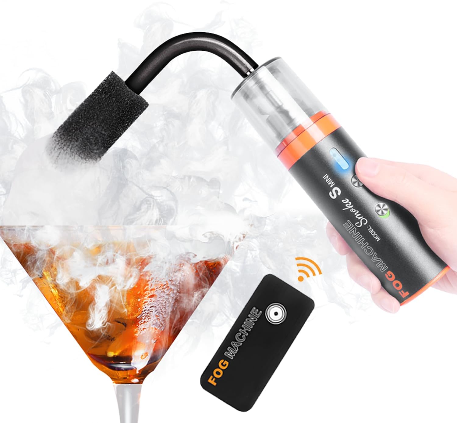 LENSGO Smoke S Mini - Portable Fog Machine with Remote