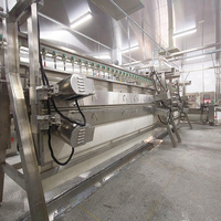 Équipement d'abattage de volailles automatique à moteur MSMT, construction en acier inoxydable, haute capacité, traitement du poulet
