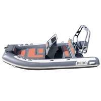 Bateau pneumatique semi-rigide Sport 13 pieds Rib390, coque en aluminium, Hypalon/PVC, bateau pneumatique en aluminium, bateau ponton à vendre