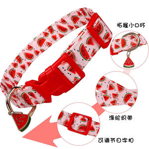 للبيع بالجملة أطواق حيوانات أليفة فاخرة قابلة للتعديل قلادة كلب وقطة بنمط صلب مع دانتيل لزينة أعياد الميلاد وحفلات الزفاف - Product Image 2