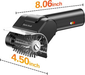 แปรงขัดแบบไร้สาย ขนแปรงสแตนเลสอย่างดี แบตเตอรี่แบบชาร์จได้ 2000mAh - Product Image 2