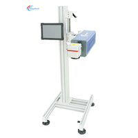 Machine d'impression laser automatique de code de date volant au CO2 électrique pour cartons en papier, bouteilles en plastique - Prix de vente en gros d'usine