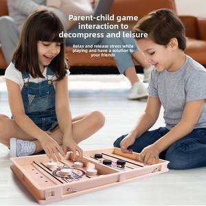 Popular juguete interactivo de <span class=keywords><strong>ajedrez</strong></span> que rebota de madera para niños TikTok Catapulta de juego de mesa para padres y alivio del estrés de los niños - Product Image 1