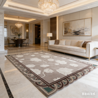 Tapis de luxe moderne de qualité supérieure, tufté à la main, pour la maison, le salon, les villas et les manoirs, tapis artisanal haut de gamme pour la décoration intérieure