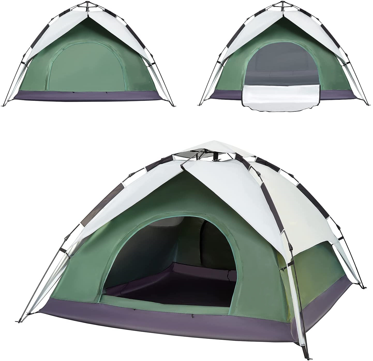 Oxford Windproof Outdoor Event Tent Pop Up Family Camping Tent