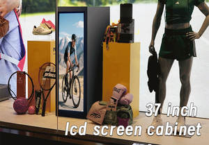 Écran LCD personnalisé de 43 pouces, écran LCD numérique, piédestal, armoire de rangement arrière, armoire LCD sur pied pour centre commercial, exposition - Product Image 6