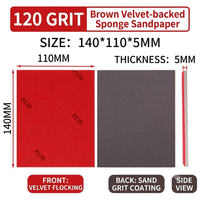 3M 02602 Spons Amplas Basah atau Kering Softback Merah Super Halus 5mm Sedang 114x140mm