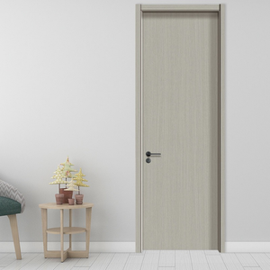 Customized Pre-Hanging Solid Teak Wood Inner Door for Modern Luxury House Soundproof for Bedroom & Living Room Paint-Free - Product Image 2