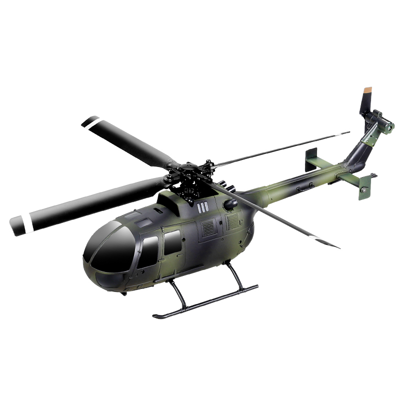C186 ヘリコプター BO105 RC 4プロペラ 6軸ジャイロ搭載、15分遊べる