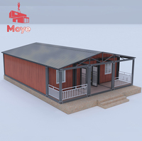 Moderne Luxus 20ft Stahl China langlebige Outdoor-Villa mit Fischgräten dach Ruheraum Outdoor Living Modul Container House