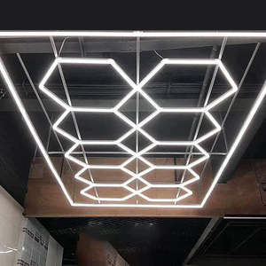 Offre Spéciale hexagone détaillant les lumières menées par plafond d'atelier pour le magasin de voiture et les lumières C de nid d'abeilles de garage - Product Image 6