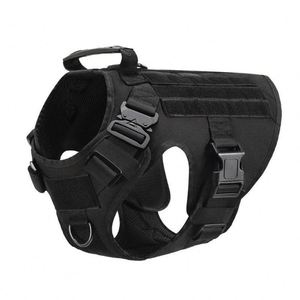 Harnais pour chien, fabrication en usine, harnais anti-traction pour la promenade et l'entraînement des chiens, laisse réglable, harnais tactique pour chien. - Product Image 2