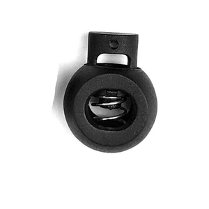 बैग के लिए प्लास्टिक सिंगल होल स्प्रिंग लोडेड कॉर्ड लॉक गोल बॉल आकार का स्लाइडिंग कॉर्ड फास्टर लॉक बटन - Product Image 3