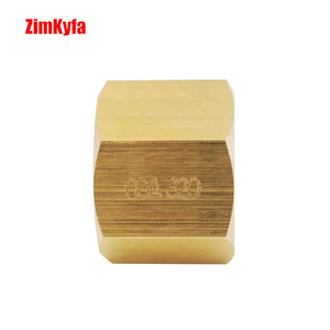 Adaptateur de régulateur de bouteille de CO2 en laiton, écrou CGA320, raccord fileté femelle W21.8 pour entrée de valve de régulateur - Product Image 5