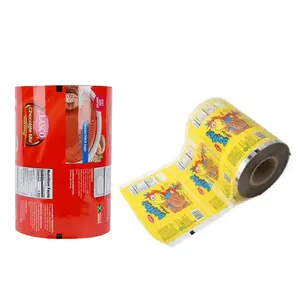 Hoge Barrière Aangepaste Print Flexibele Gelamineerde 35Mm Filmrol Leveranciers Voedselverpakking Plastic Folie