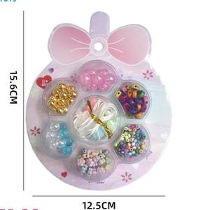 ชุดทำสร้อยข้อมือลูกปัด DIY ของเล่นเสริมพัฒนาการสร้างสรรค์ สนุกสนาน ทำมือ ของขวัญสำหรับเด็กผู้หญิง ขายส่ง - Product Image 3