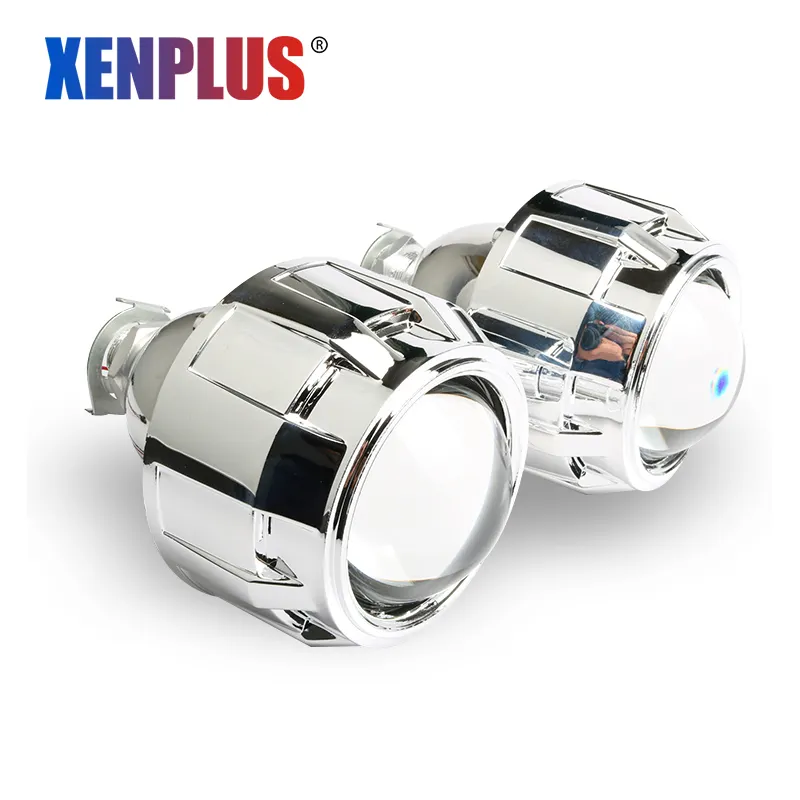 Xenplus araba HID ışık dönüşüm kiti H1 12V 35W Mini Xenon far otomatik Bi HID projektör Lens