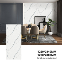 Panneaux muraux et de plafond en PVC marbré, feuilles de marbre UV, accessoires d'intérieur, vente chaude
