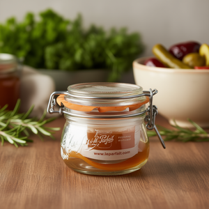 Pot en verre Le Parfait avec couvercle à clip, récipient de stockage de 120 ml pour la conservation des aliments - Product Image 3