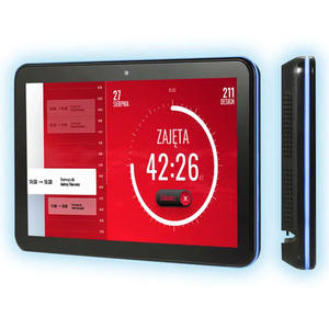 10 14 15 18,5 21,5 pulgadas barra de luz LED de montaje en pared Pantalla de reserva de conferencia inteligente WIFI POE RJ45 tableta táctil capacitiva Android - Product Image 3