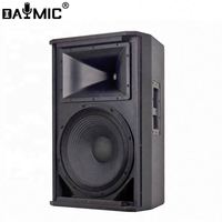 Speaker Aktif Profesional OEM Factory SRX715-F 15 Inch 600W 2 Saluran Kayu Plastik 60Hz-18KHz Garansi 1 Tahun Hitam