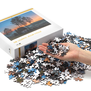 Puzzles de haute qualité personnalisés pour adultes, jeu de puzzle en papier de 1000 à 1500 pièces - Product Image 5
