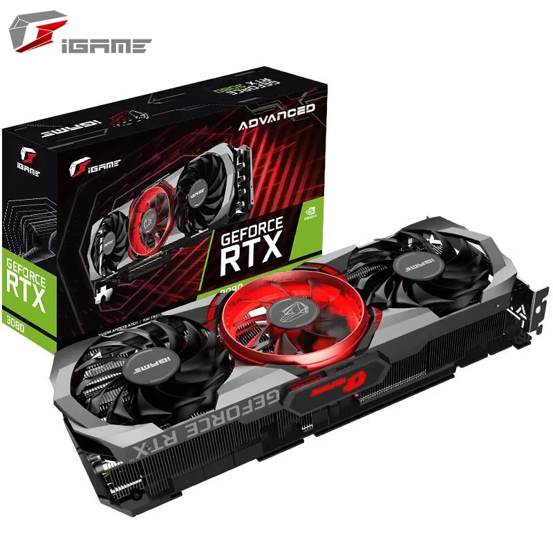 Colorido iGame RTX3080 AD OC 10G 30 series overccined esports juego tarjeta gráfica RTX3080 AD OC LHR 10G