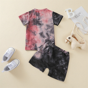 ชุดเซ็ตเสื้อผ้าเด็กผู้ชายลายไท-ได RTS พร้อมส่ง ชุดฤดูร้อนสำหรับเด็กเล็ก - Product Image 5