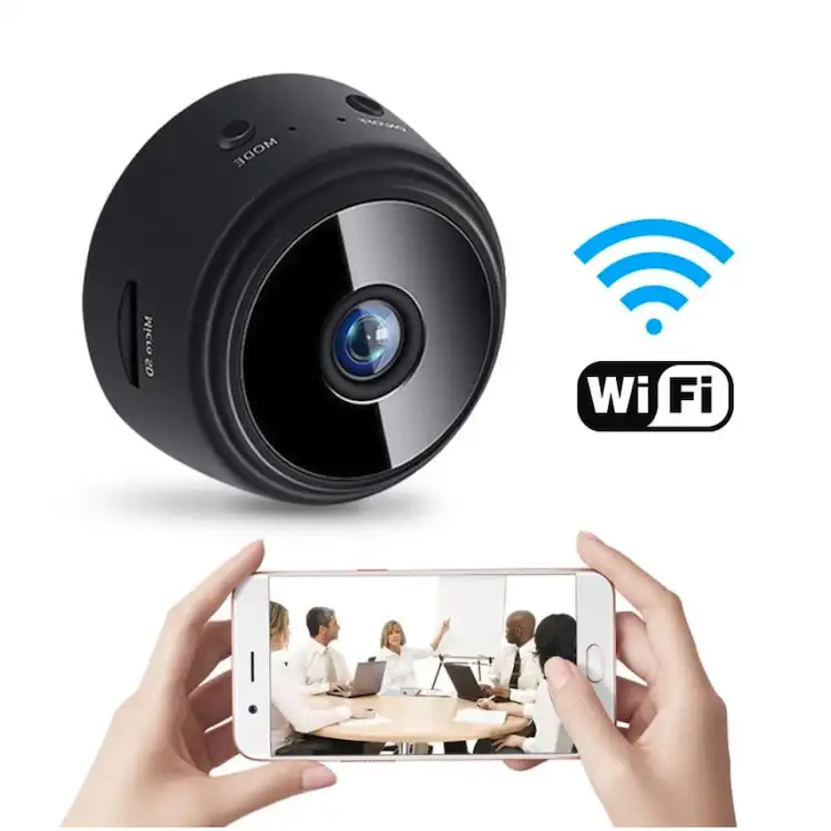 Mini caméra de surveillance ip Wifi HD 2022 P (A9), dispositif de sécurité sans fil, avec Vision nocturne, détection de mouvement, nouveauté 1080