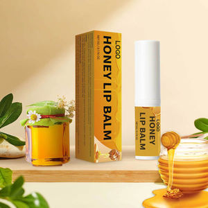 Private Label Kollagen erweicht hellt Lippen linien auf Feuchtigkeit spendende benutzer definierte 5g Honey Bee Lip <span class=keywords><strong>Balm</strong></span> - Product Image 1