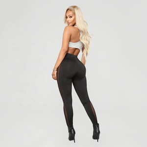 <span class=keywords><strong>Pantaloni</strong></span> Trendy <span class=keywords><strong>Taglie</strong></span> <span class=keywords><strong>Forti</strong></span> da <span class=keywords><strong>Donna</strong></span> Sexy <span class=keywords><strong>con</strong></span> Inserti Aderenti Casual Sportivi Modellanti <span class=keywords><strong>con</strong></span> Rete - Product Image 3