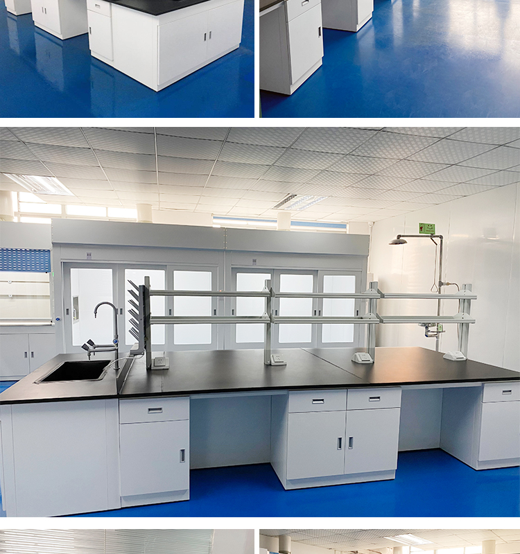 Chemikalie-beständige ganz Stahlbank, elektronische Biologie-zentrale Laborinsel-Werkbank