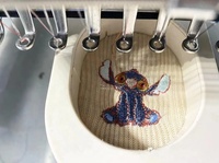Machine à coudre et à broder automatique, machine à broder informatisée CNC, machine à broder à tête unique pour t-shirt, chapeau