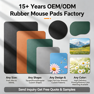 Factory OEM White Sublimation Blank Mouse Pads Smooth Polyester Surface <b>Rubber</b> Base XXL Large Mousepads with Stitched <b>Edge</b> - Product Image 6
