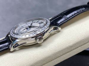 Montres en quartz sur mesure luxueuses, élégance rétro rencontre précision moderne, boîtier ovale, chronographe sport, alarme, édition limitée - Product Image 6