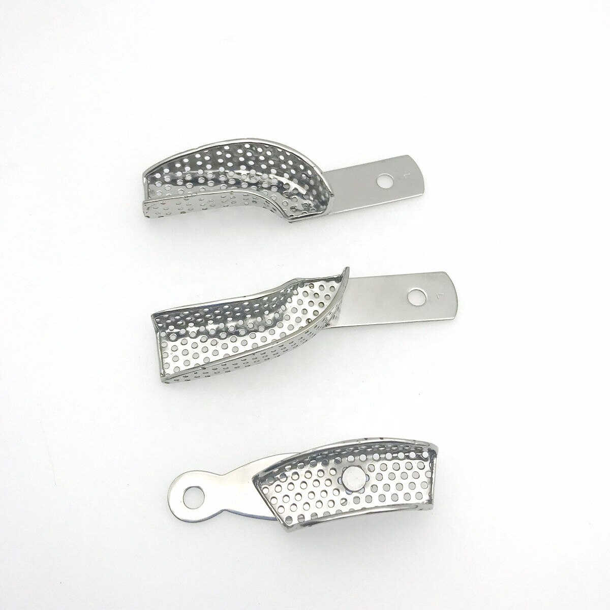 Лоток частичного оттиска из нержавеющей стали, доступен во всех видах, характеристиках и размерах