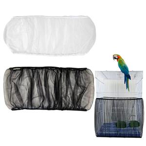 Papağan için kuş kafesi tohum Catcher sıkı uydurma örgü etek kapağı - Product Image 3