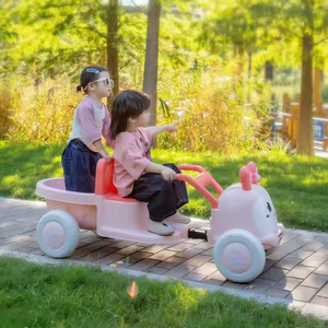 ילדים ירוקים לרכב על טרקטור צעצוע סט טרקטור חשמלי של הילד עם קהל יעד ממוקד - Product Image 5