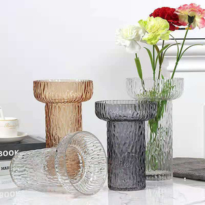 Florero de cristal para decoración de habitaciones, florero de cristal para decoración de sala de estar, estilo moderno de Finlandia, hielo helado - Product Image 2