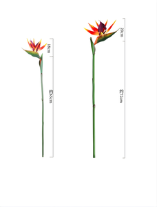 Décoration d'intérieur : Fleurs artificielles d'oiseau de <span class=keywords><strong>paradis</strong></span>, plantes en plastique réalistes au toucher naturel pour la remise des diplômes - Product Image 5