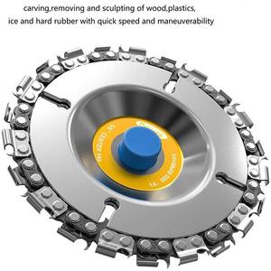 Disco de cadena Emagi de 4 pulgadas, 100 mm, 22 dientes, para amoladora angular, disco de corte para carpintería - Product Image 4