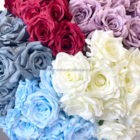 Vente Directe Usine Promise Fleurs Artificielles en Vrac en Gros, Fleurs à Tige Unique pour Décoration de Bouquets